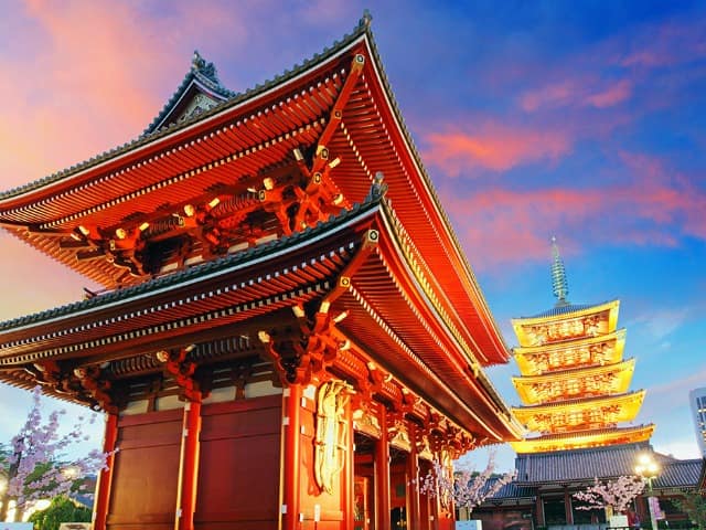 Japao toquio asakusa sensoji ji temple